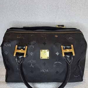 MCM Black Leather Handbag